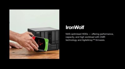 Seagate Ironwolf 4TB NAS HDD 3.5" SATA-III 5400rpm ฮาร์ดดิส Nas