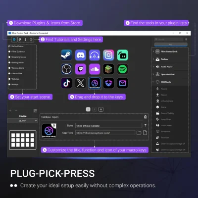 Fifine AmpliGame D6 Stream Controller อุปกรณ์ไลฟ์สตรีม