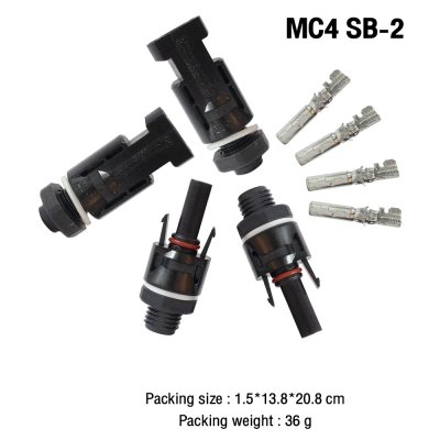 Lumira MC4 SB-2 Connector 30A 1000VDC 2Pairs/Pack อุปกรณ์โซล่าเซลล์