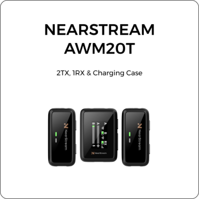 NearStream AWM20D, AWM20T Wireless Mic ไมโครโฟนไร้สาย ใช้ได้สำหรับ โทรศัพท์มือถือ ทุกรุ่น และ กล้อง