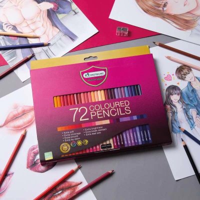 Master Art ดินสอสีแท่งยาว 72 สี