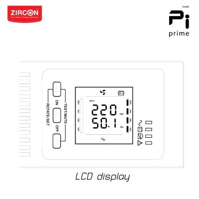 Zircon Pi-Prime Series 1500VA/1200W UPS เครื่องสำรองไฟ
