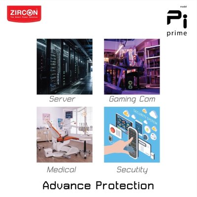 Zircon Pi-Prime Series 1500VA/1200W UPS เครื่องสำรองไฟ