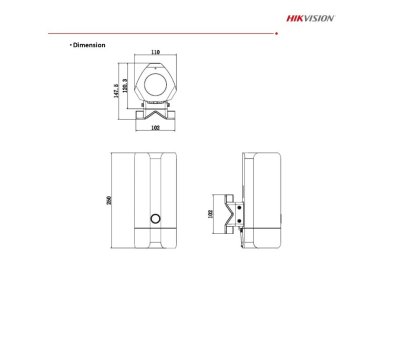 Hikvision DS-3WAP623E-SI Smart Managed Access Point 3000 Mbps Wi-Fi 6 Outdoor อุปกรณ์กระจายสัญญาณ
