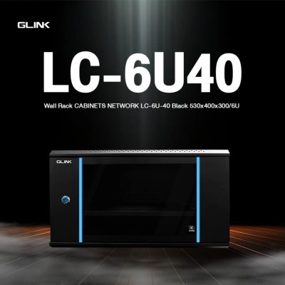 Glink LC 6U 40 Lite Cabinet Wall Rack 53x40x30cm ตู้แร็ค