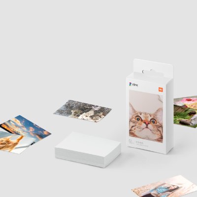 Mi Photo Printer Paper กระดาษปริ้นขนาด 2x3 นิ้ว จำนวน 20 แผ่น