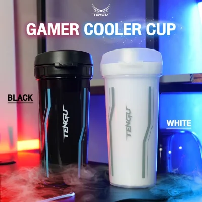 กระติกน้ำ ขวดน้ำ แก้วน้ำเกมเมอร์ Gaming Cooler Cup มีฝาปิด