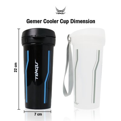 กระติกน้ำ ขวดน้ำ แก้วน้ำเกมเมอร์ Gaming Cooler Cup มีฝาปิด