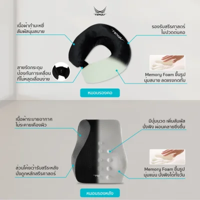 Tengu Set อุปกรณ์เพื่อสุขภาพ สัมผัสนุ่มแบบ Ergonomic