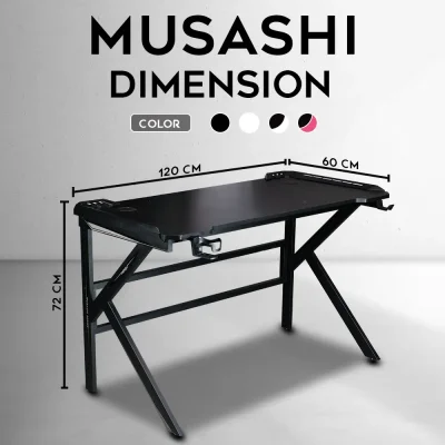 Tengu โต๊ะเกมมิ่งรุ่น Musashi gaming Desk