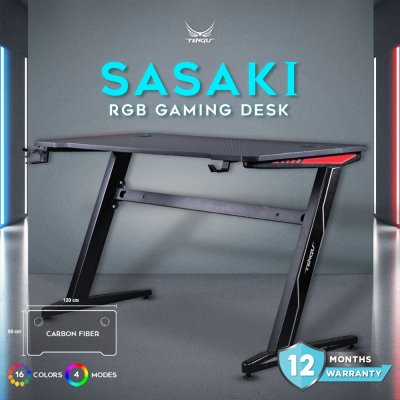 Tengu โต๊ะเกมมิ่งรุ่น Sasaki gaming desk