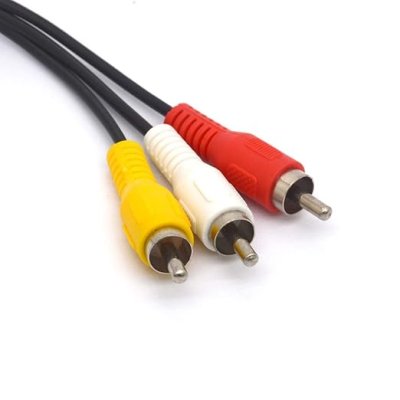 Cable DC3.5Male to 3 RCA Y/R/W