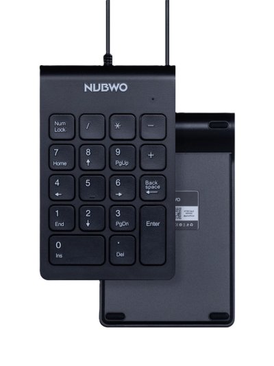 NUBWO WIRED KEYBOARD NUMERIC NK 46 BLACK