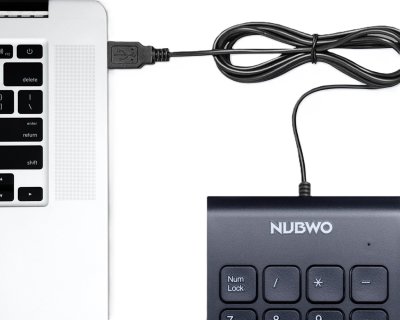 NUBWO WIRED KEYBOARD NUMERIC NK 46 BLACK