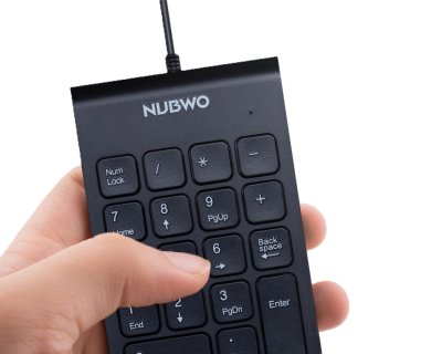 NUBWO WIRED KEYBOARD NUMERIC NK 46 BLACK