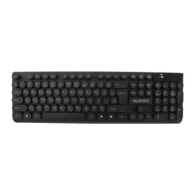 NUBWO WIRELESS KEYBOARD AND MOUSE COMDO SET NKM636 BLACK