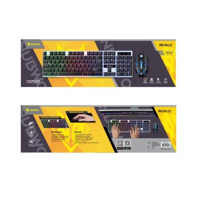NUBWO KEYBOARD AND MOUSE WIRED COMDO SEY (NKM632)