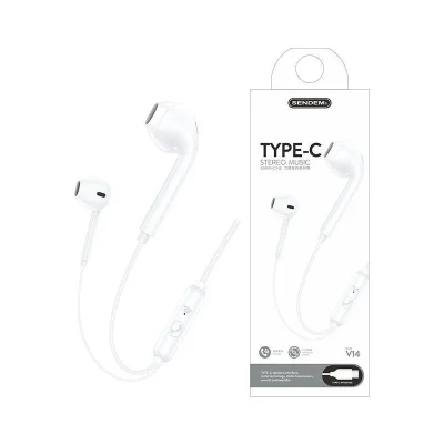 SENDEM V14 Type-C Headphones White