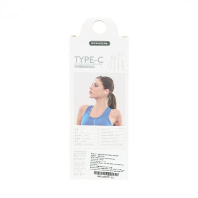 SENDEM V15 Type-C In Ear Headset White