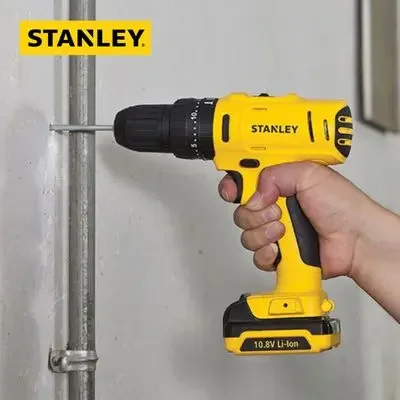 STANLEY รุ่น SCH121S2K-B1 สว่านกระแทกไร้สาย 12V Max พร้อมแบตเตอรี่ 1.5AH*2