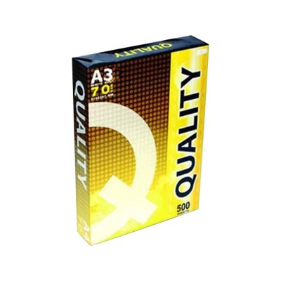 กระดาษA3 (70g) QUALITY เหลือง/ดำ 1 รีม