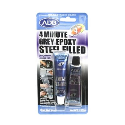 กาวอีพ๊อกซี่ แห้งเร็ว 34ml ADB สีเทา
