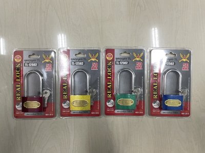กุญแจบ้าน50มิล TL คละสี 4 สี