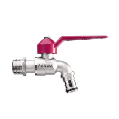 ก๊อกบอลแฟนซี1/2 สีชมพู SANWA ก๊อกบอลแฟนซี1/2 สีชมพู SANWA