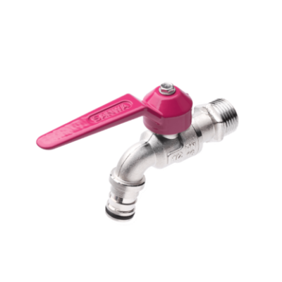 ก๊อกบอลแฟนซี1/2 สีชมพู SANWA ก๊อกบอลแฟนซี1/2 สีชมพู SANWA