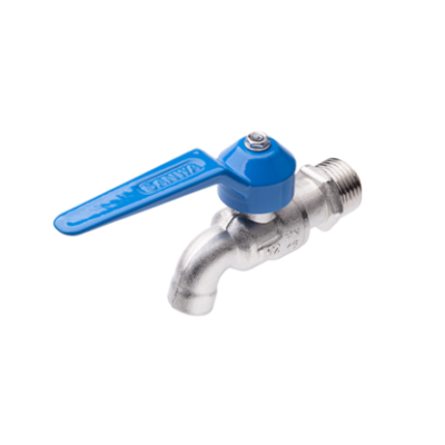 ก๊อกบอลแฟนซี1/2 สีฟ้า SANWA