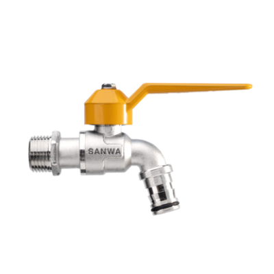 ก๊อกบอลแฟนซี1/2 สีเหลือง SANWA ก๊อกบอลแฟนซี1/2 สีเหลือง SANWA