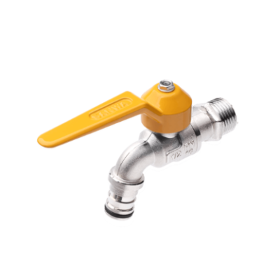 ก๊อกบอลแฟนซี1/2 สีเหลือง SANWA ก๊อกบอลแฟนซี1/2 สีเหลือง SANWA