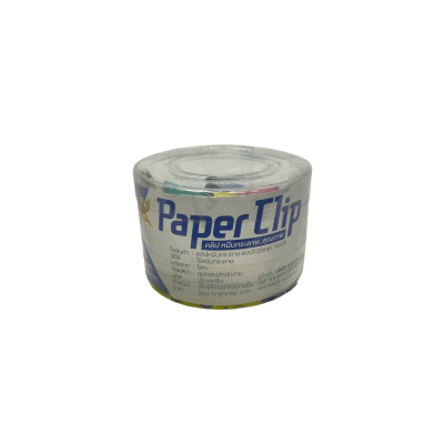 คลิป หนีบกระดาษ Paper Clip คละสี 25 mm.