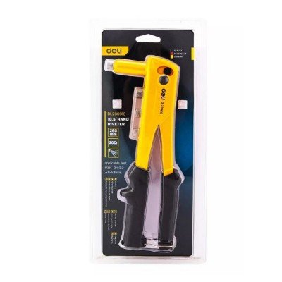 คีมย้ำรีเวท 10.5" พร้อมหัวเปลี่ยน EDL236910 DELI+