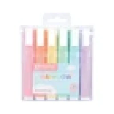 ตราช้างปากกาเน้นข้อความ เรนโบว์ คละสี