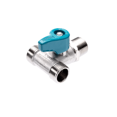 บอลวาล์วมินิ 3 ทาง 1/2" มม SANWA บอลวาล์วมินิ 3 ทาง 1/2" มม SANWA