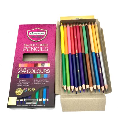 มาสเตอร์อาร์ต ดินสอสี 2หัว24 สี