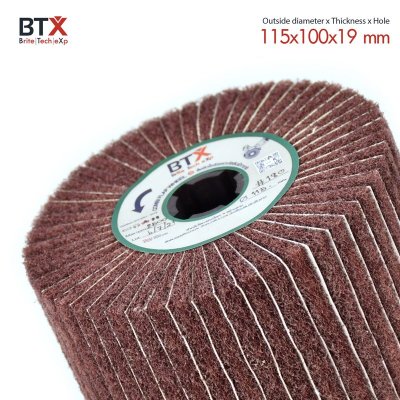 BTX ล้อขัดใยสังเคราะห์สลับผ้าทราย