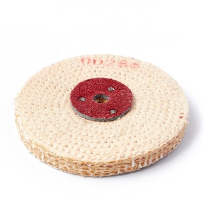 ล้อผ้าปอขัดเงา 4 นิ้ว รูกลาง 10 มม.