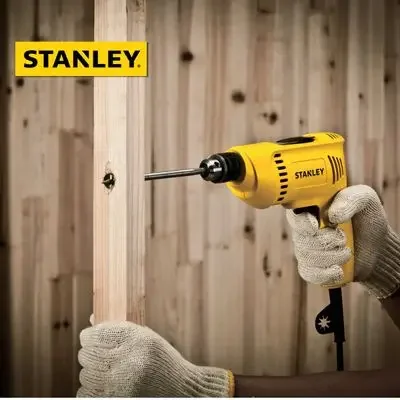 สว่านไฟฟ้า STANLEY รุ่น SDR 3006 - B1 กำลัง 300 วัตต์ ขนาด 6.5 มม. สีเหลือง - ดำ