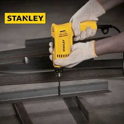 สว่านไฟฟ้า STANLEY รุ่น SDR 3006 - B1 กำลัง 300 วัตต์ ขนาด 6.5 มม. สีเหลือง - ดำ