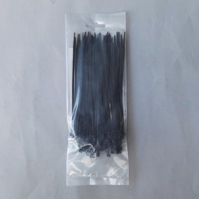 เคเบิ้ลไทร์ 150mm.(6'') x 2.5 mm สีดำ