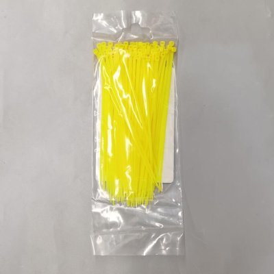 เคเบิ้ลไทร์ 150mm.(6'') x 2.5 mm สีเหลือง