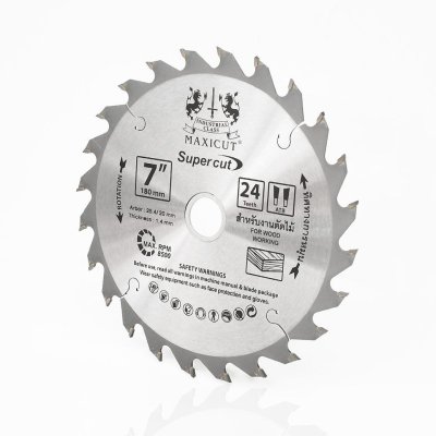 ใบเลื่อยวงเดือน size : 7"x24T MAXICUT Super cut