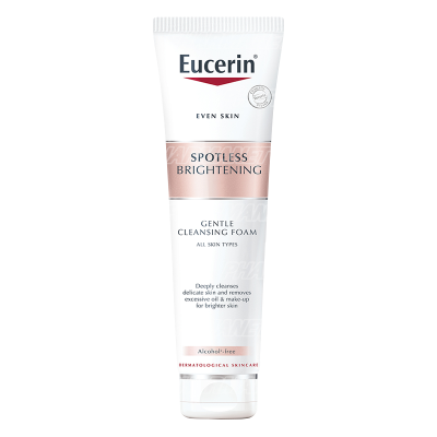 Eucerin spotless brightening gentle cleansing foam (แพ็ค2) 150 กรัม ยูเซอริน โฟมล้างหน้า