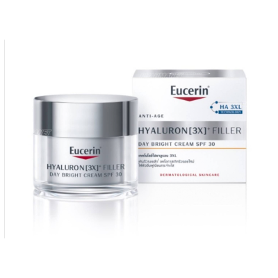 Eucerin hyaluron [3x] filler day bright cream spf30 50 มล ยูเซอริน ไฮยาลูรอน 3เอ็กซ์ เดย์ ไบรท์ ครีม