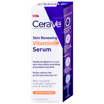 Cerave skin renewing vitamin c serum 30 มล เซราวี สกิน รีนิววิ่ง เซรั่ม