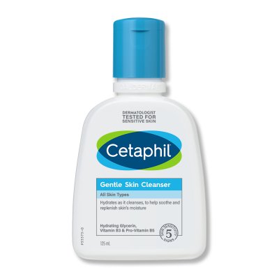 Cetaphil Gentle Skin Cleanser 125มล เซตาฟิล สบู่เหลวผิวแพ้ง่าย