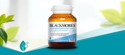 Blackmores astaxanthin 6mg 30 แคปซูล แบลคมอร์ส แอสตาแซนธิน