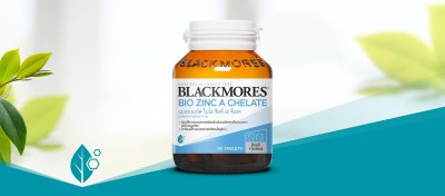 Blackmores bio zinc a chelate 90 เม็ด แบลคมอร์ส ไบโอ ซิงค์ เอ คีเลต